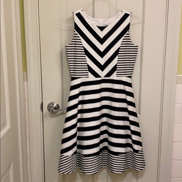 Rare Editions Other - Black and white striped dress
